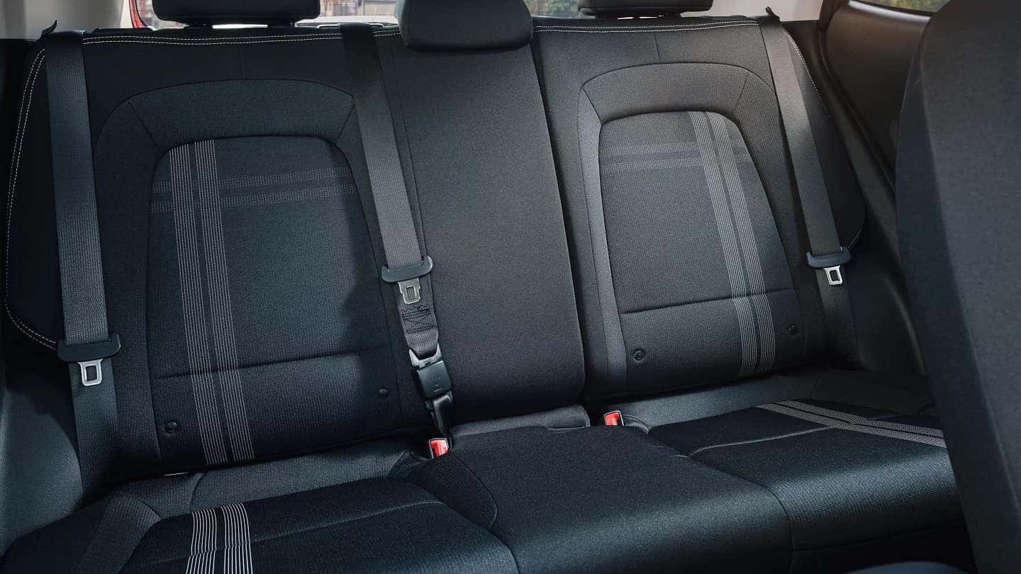 back seats of a hyundai venue