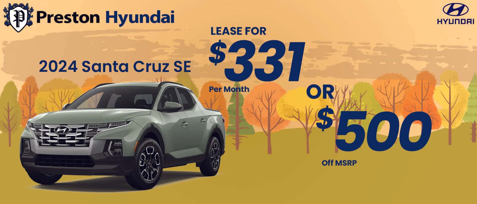 Hyundai Banner Santa Cruz Sept