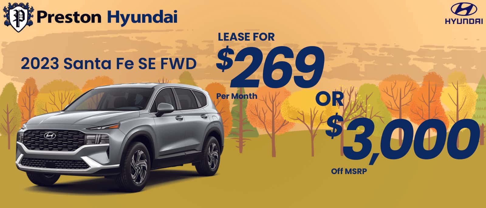 Hyundai Banner Santa Fe Sept