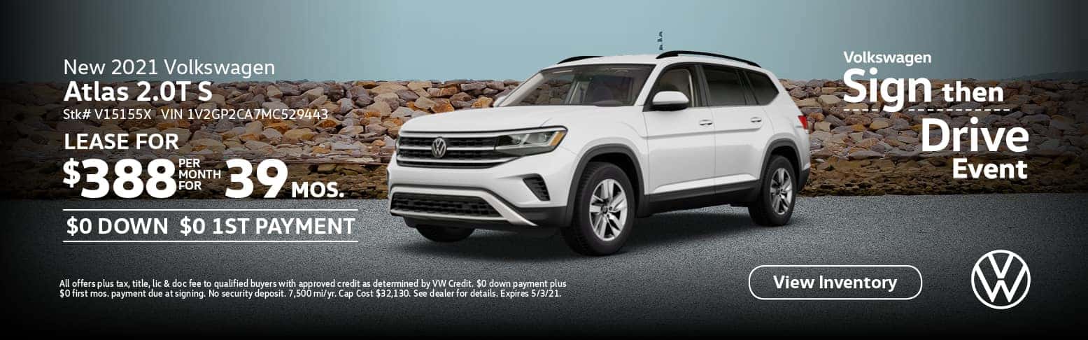 New 2021 Volkswagen Atlas