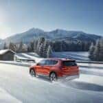 santa fe in snow