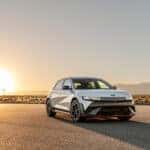 2025 Hyundai IONIQ 5 N and sunset
