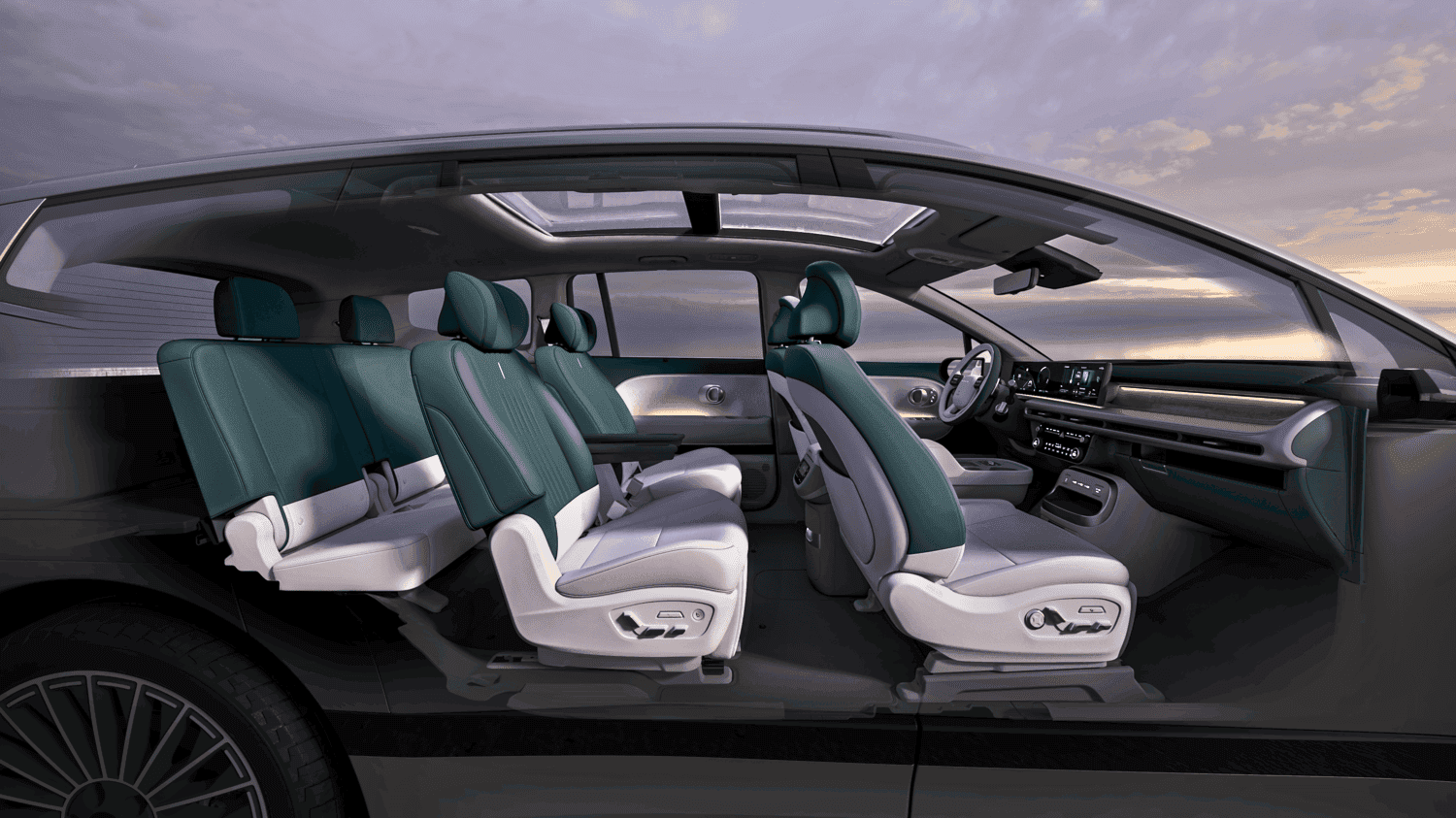 2026 Hyundai IONIQ 9 3-Row interior 
