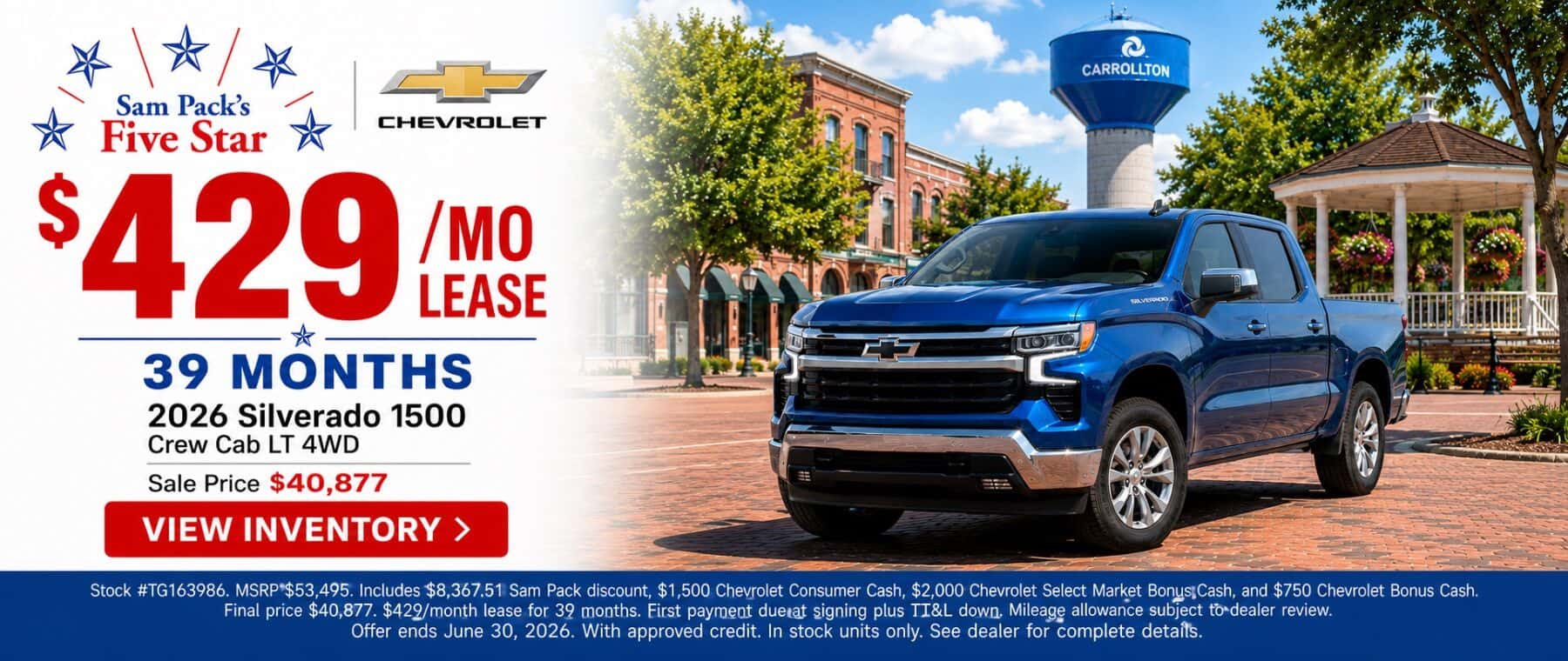 Five Star Chevy June Incentives