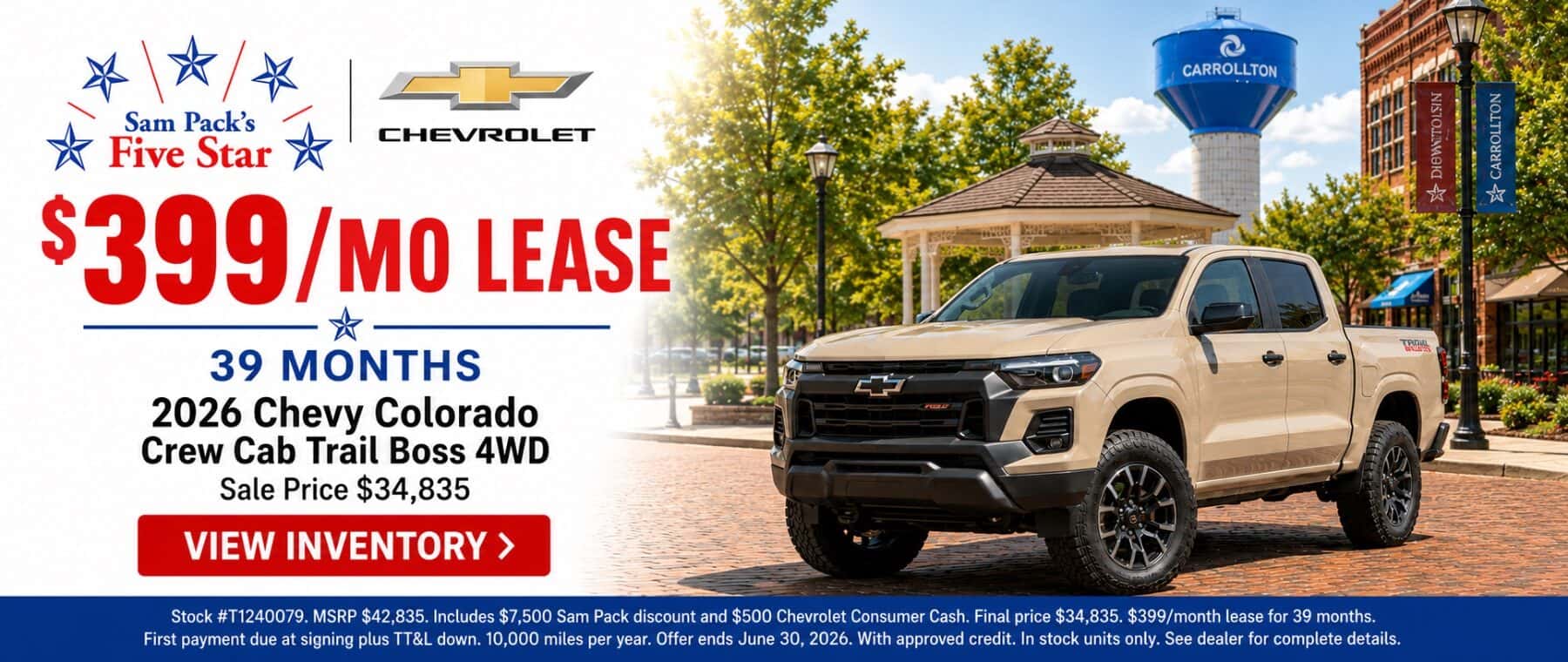 Five Star Chevy June Incentives