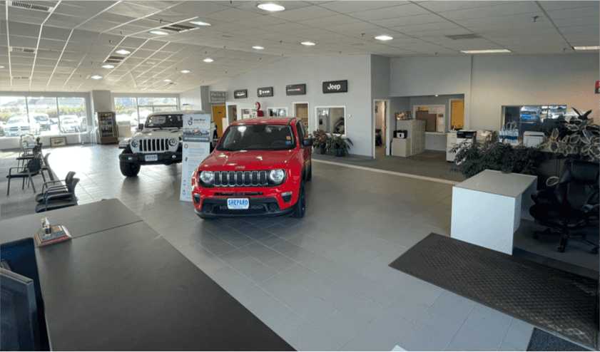 Image of the Shepard CDJR Showroom