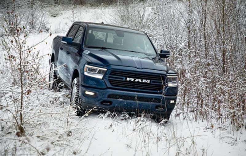 Winter Driving- car in snow