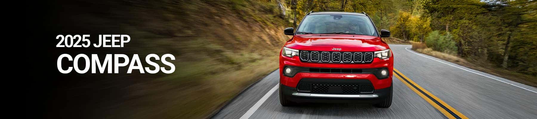 On the left side of the banner there is text that reads 2025 Jeep Compass