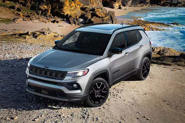 2026 Jeep Compass parked near a beach