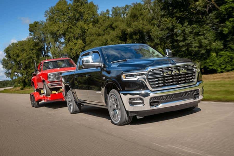 Ram 1500 towing another truck