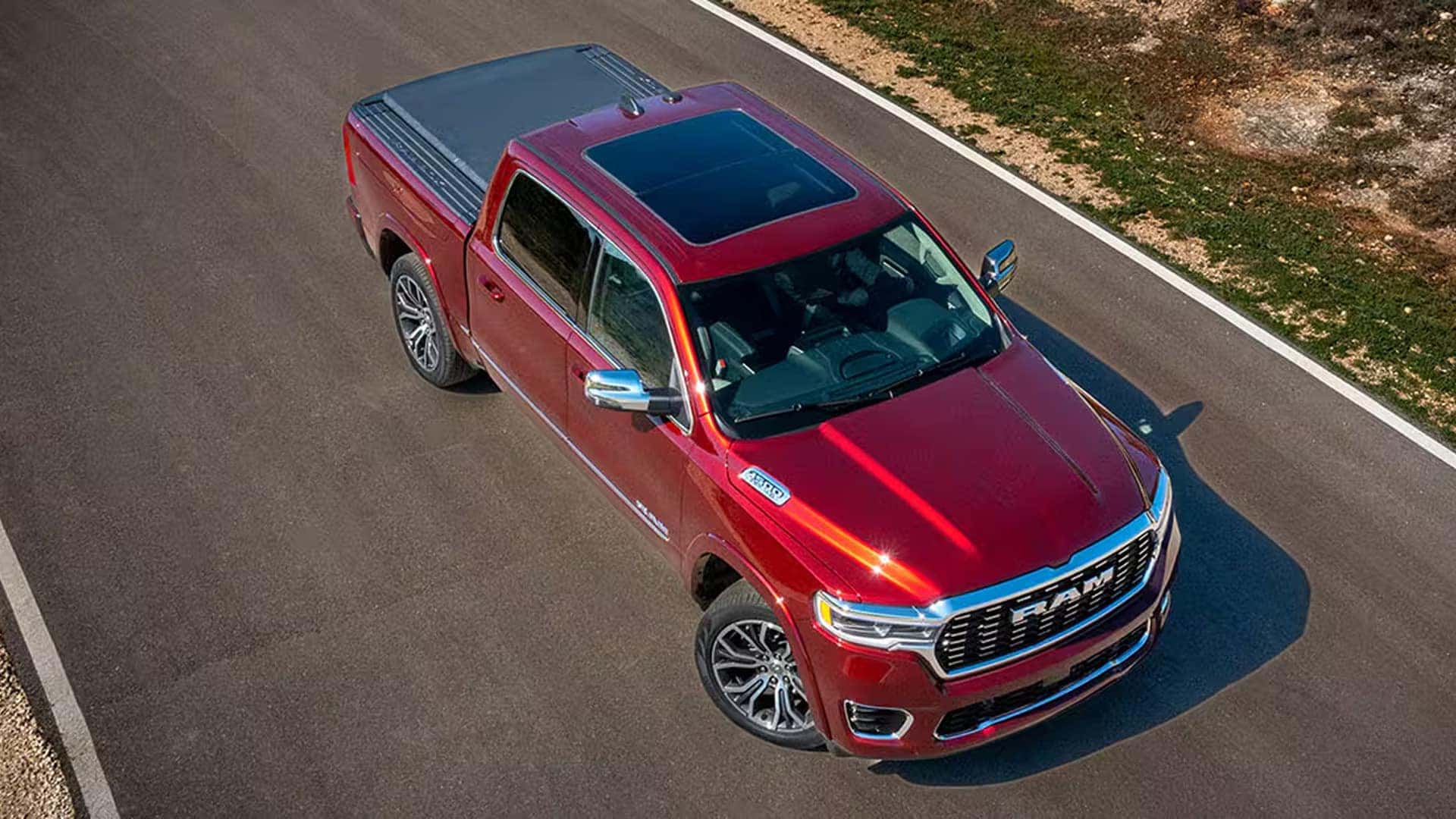 Ram 1500 exterior dimensions graphic