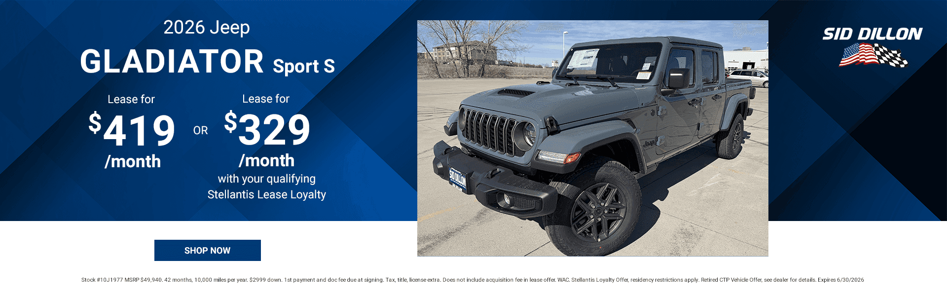 2026 Jeep Gladiator Sport S