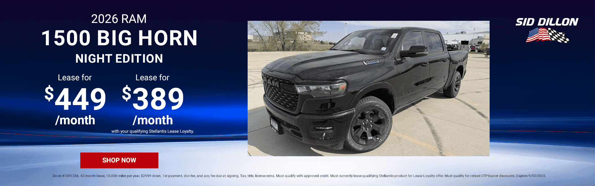 2026 RAM 1500 Big Horn Night Edition