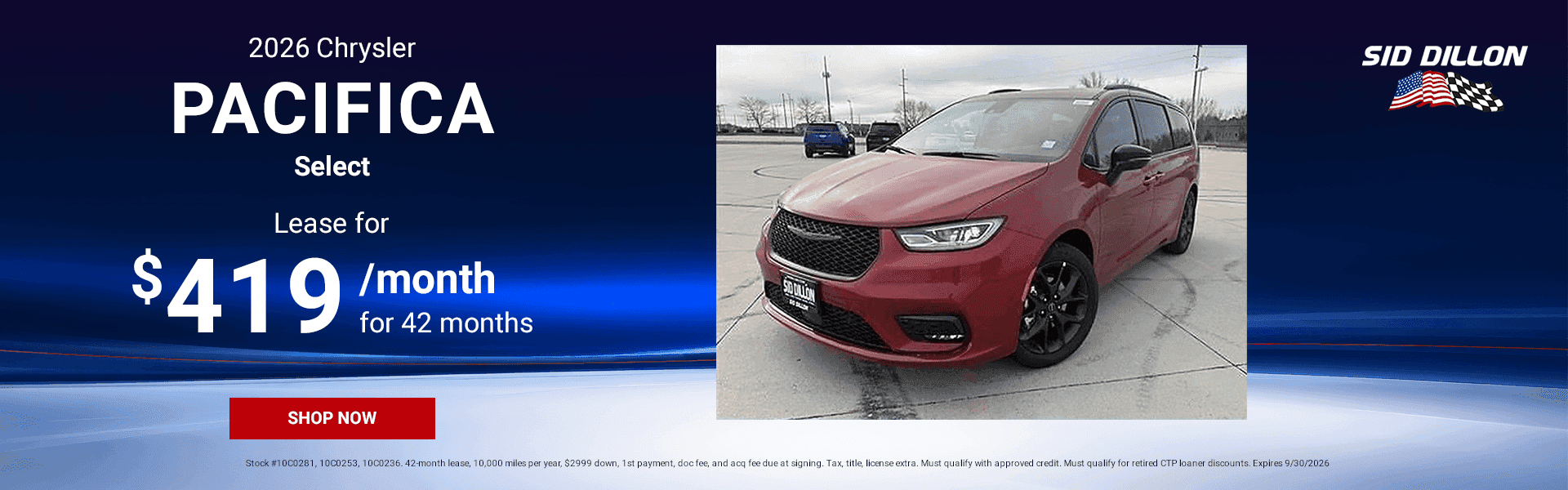 2026 Chrysler Pacifica Select