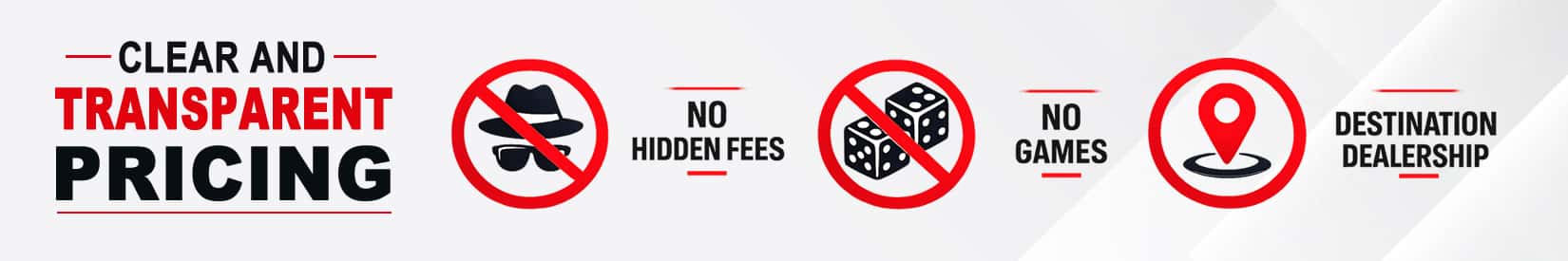 Clean and Transparent Pricing