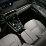 front interior of a mazda