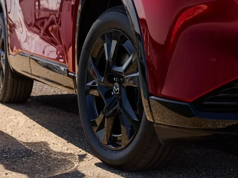 19-inch machine-cut alloy wheel on the 2026 Mazda CX-5 at Sport Mazda North in Longwood, Florida