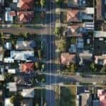 neighborhood aerial view