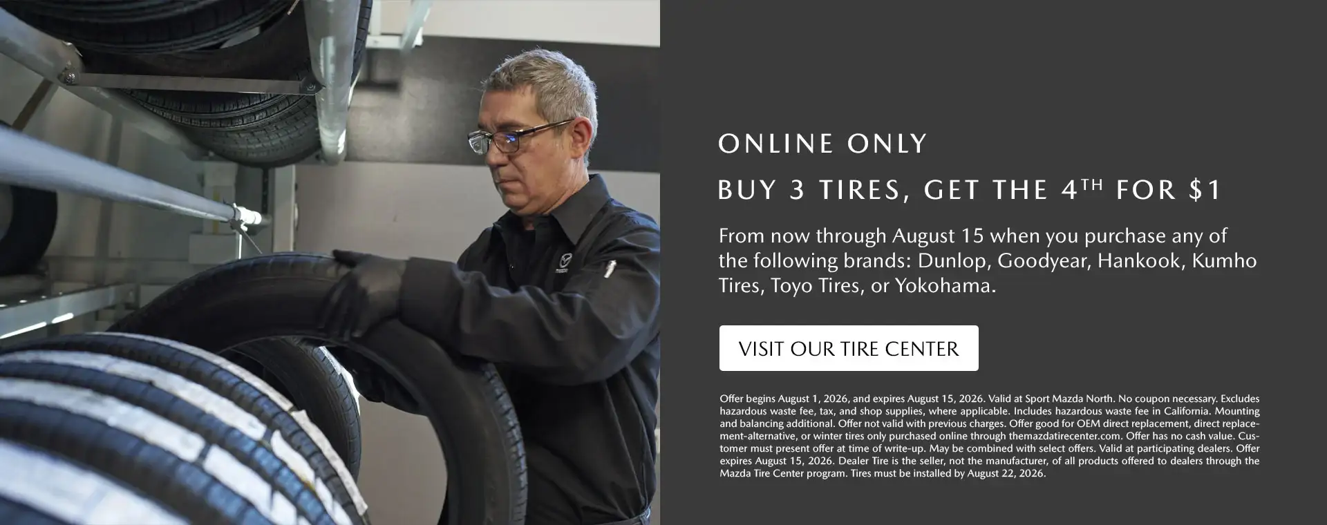 August 2026 Online Tire Special Home Desktop Sport Mazda North Longwood, FL 32750