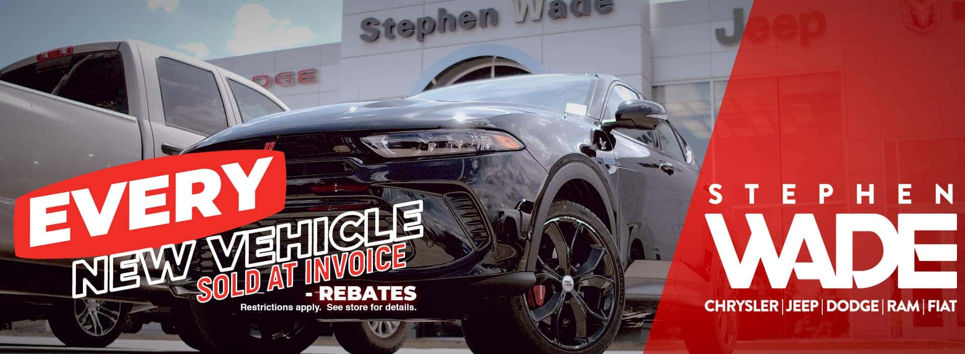 Stephen Wade Chrysler Jeep Dodge Ram FIAT St. New & Used Car