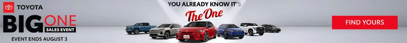 Toyota Big One Sales Event