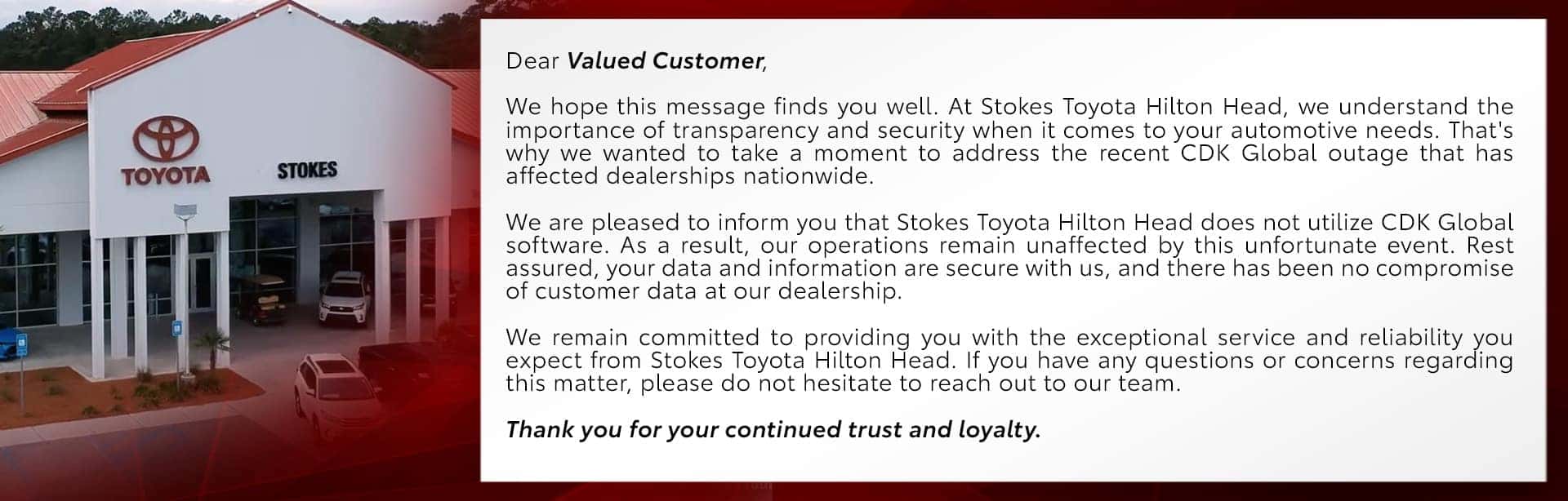 Stokes Toyota Hilton Head | Toyota Dealer in Bluffton, SC