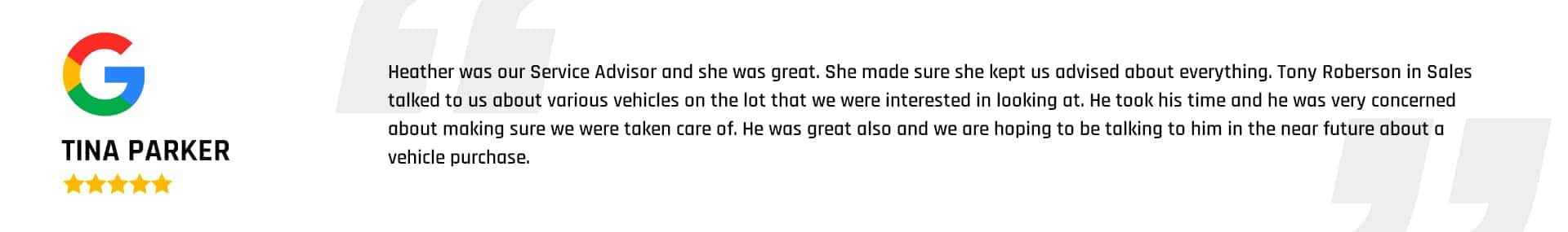 Tina Parker Review