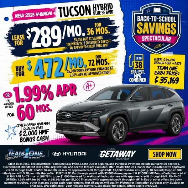 New 2026 Hyundai Tucson Hybrid
