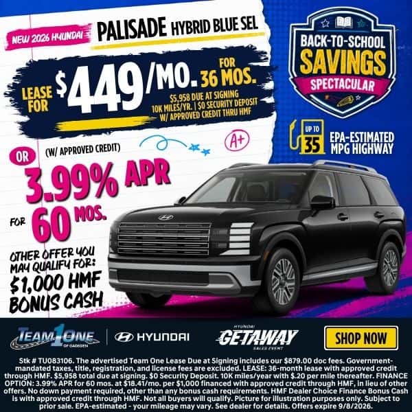 New 2026 Hyundai Palisade Hybrid
