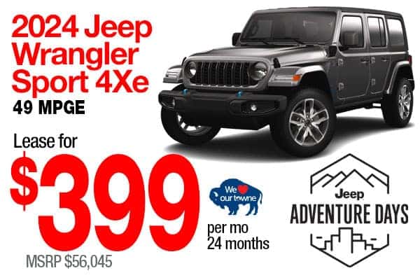 NEW 2024 JEEP WRANGLER 4-DOOR SPORT S 4XE