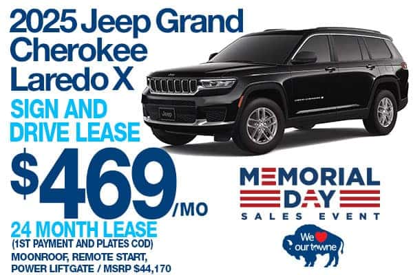 NEW 2025 JEEP GRAND CHEROKEE LAREDO X 4X4
