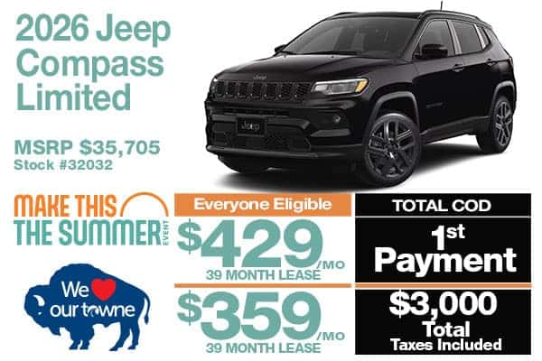 NEW 2026 JEEP COMPASS LIMITED 4X4