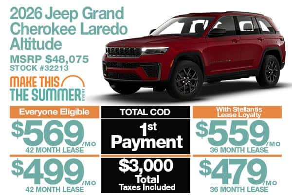 NEW 2026 JEEP GRAND CHEROKEE LAREDO ALTITUDE 4X4
