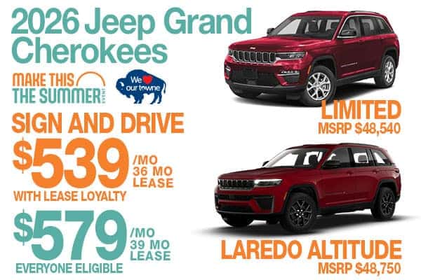 NEW 2026 JEEP GRAND CHEROKEE LAREDO ALTITUDE 4X4