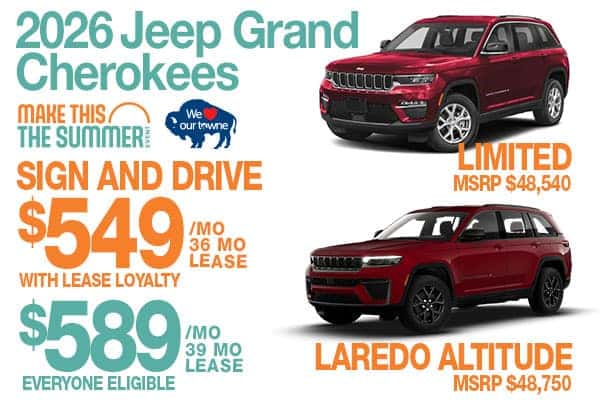 NEW 2026 JEEP GRAND CHEROKEE LAREDO ALTITUDE 4X4