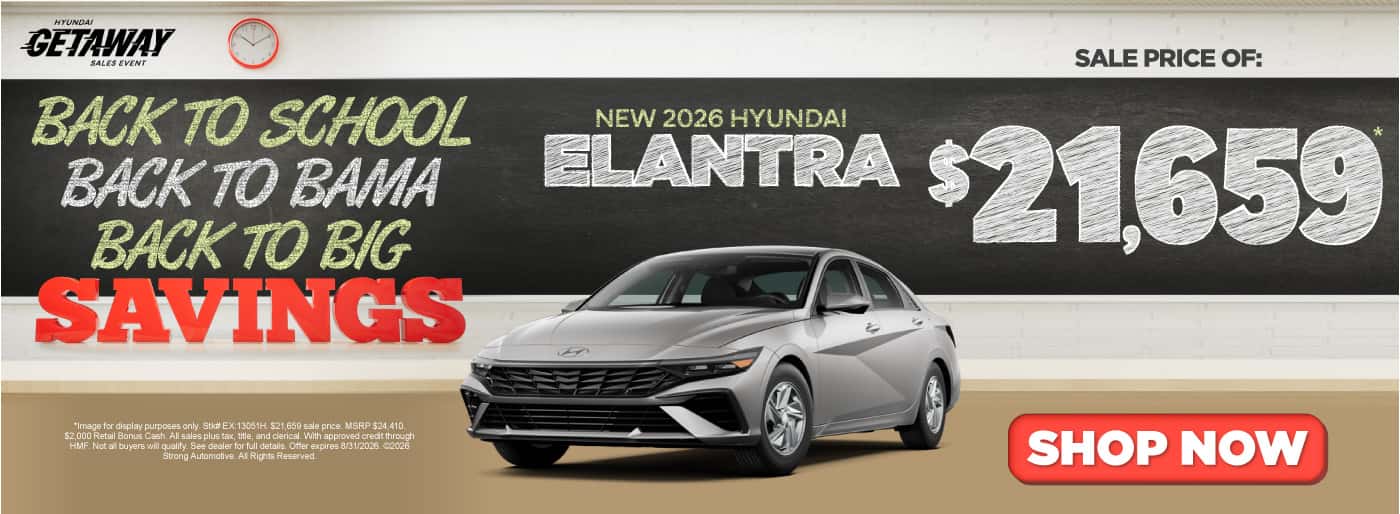 NEW 2026 HYUNDAI ELANTRA SALE PRICE OF $21,659*
