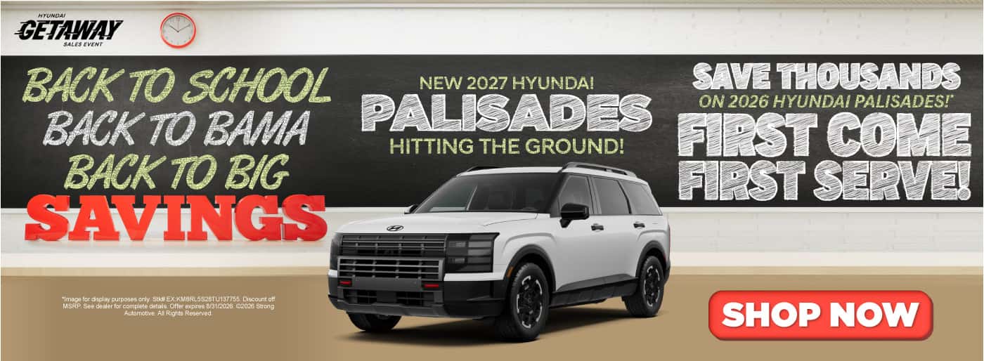 NEW 2027 HYUNDAI PALISADES HITTING THE GROUND! "SAVE THOUSANDS ON 2026 HYUNDAI PALISADES!* FIRST COME FIRST SERVE!"