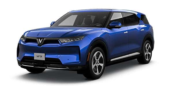 A blue VF 9 Eco