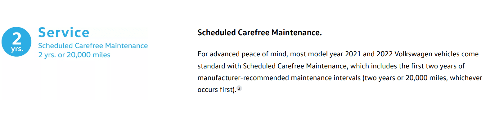 Schedule carefree maintenance