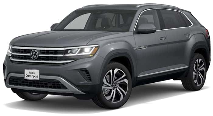 thumbnail image 2 of WellVisors Window Visors For Volkswagen Atlas Cross Sport 2020-24 – Smoke Tint With Black Trim – Complete Set! 2 of 4