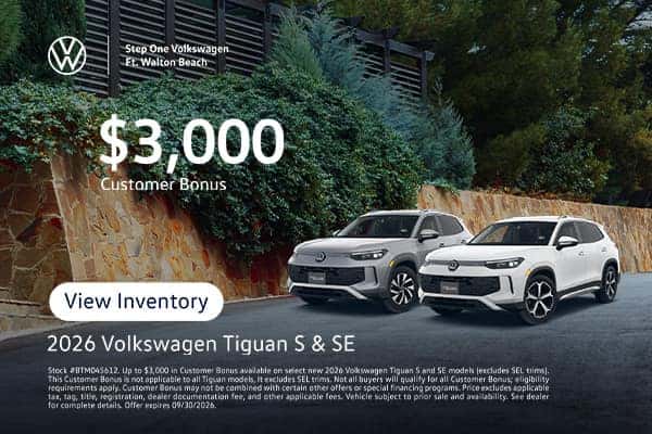 2026 Tiguan S & SE