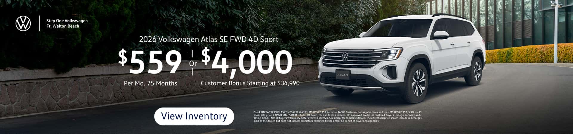 SOAG-VW-Ft-Walton-Oct-2026-26-VW-Atlas-SE-FWD-4D-Sport-Banner-1920x450-1