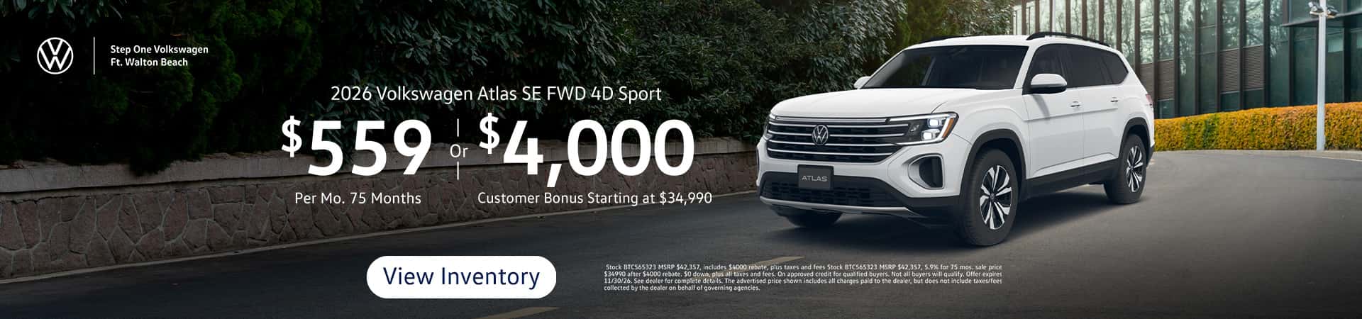 SOAG-VW-Ft-Walton-Oct-2026-26-VW-Atlas-SE-FWD-4D-Sport-Banner-1920x450-1