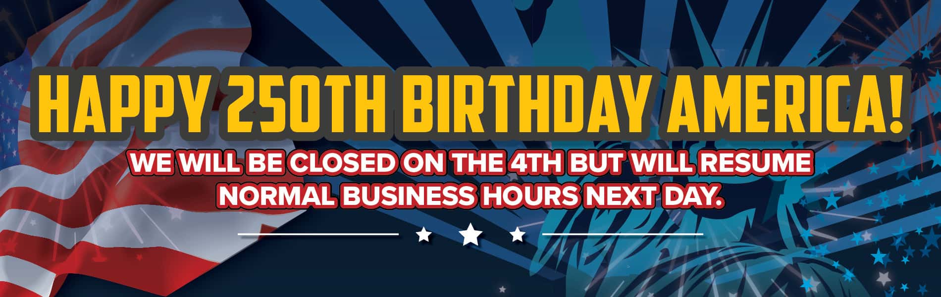 4th of July Hours