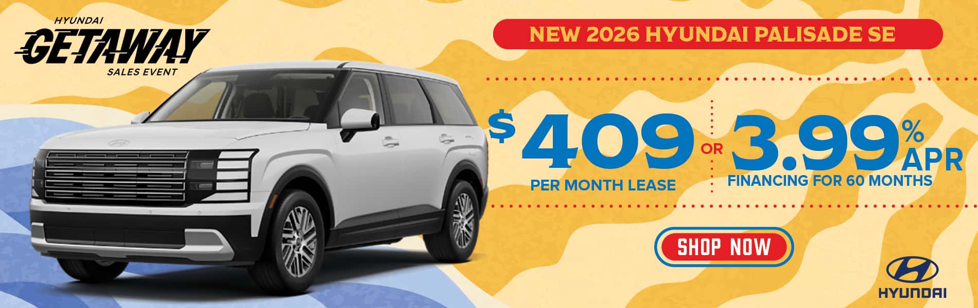 New 2026 Hyundai Palisade SE
