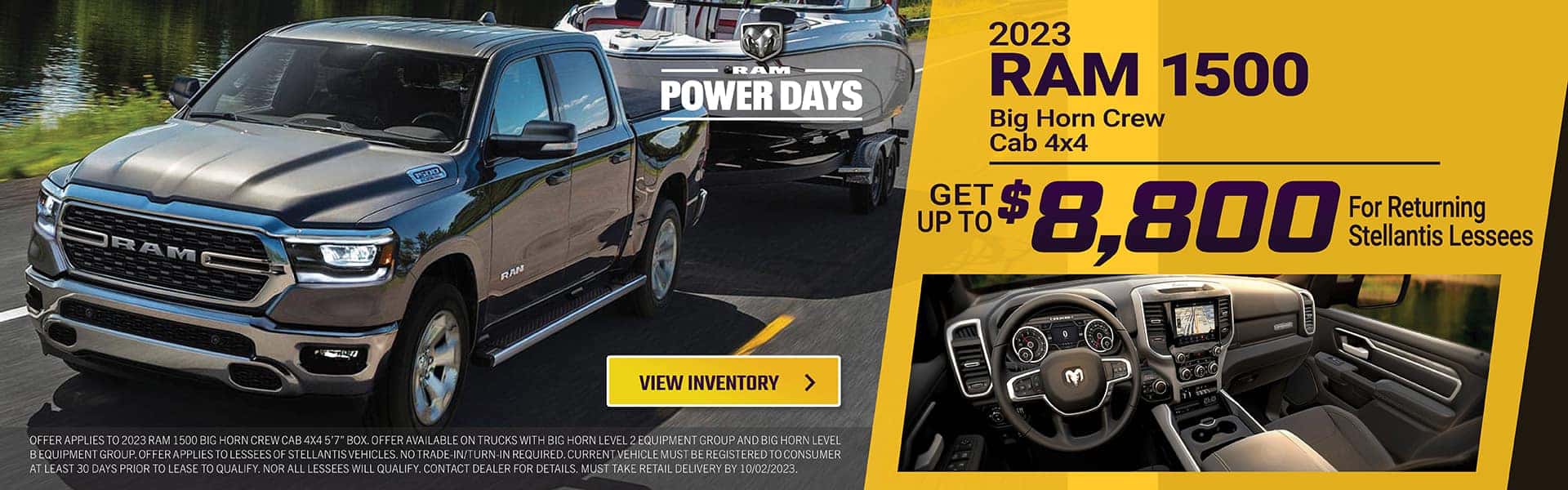 2023 Ram 1500 Big horn crew cab 4x4