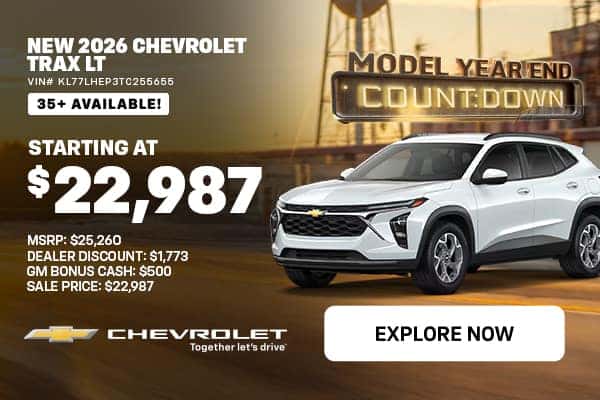 '26 Trax - Starting at $22,987