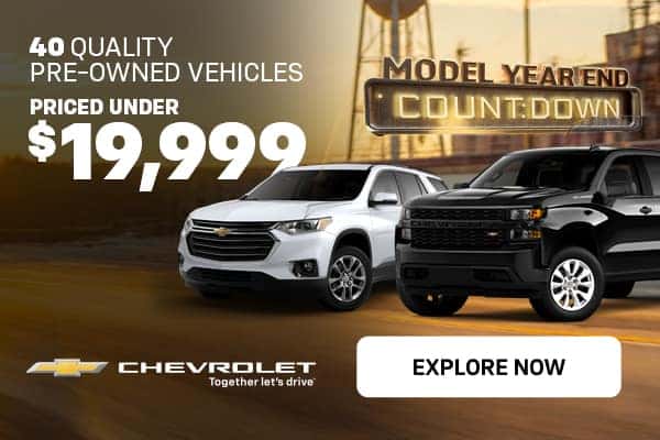 Pre-Owned Vehicles Priced Under $20,000