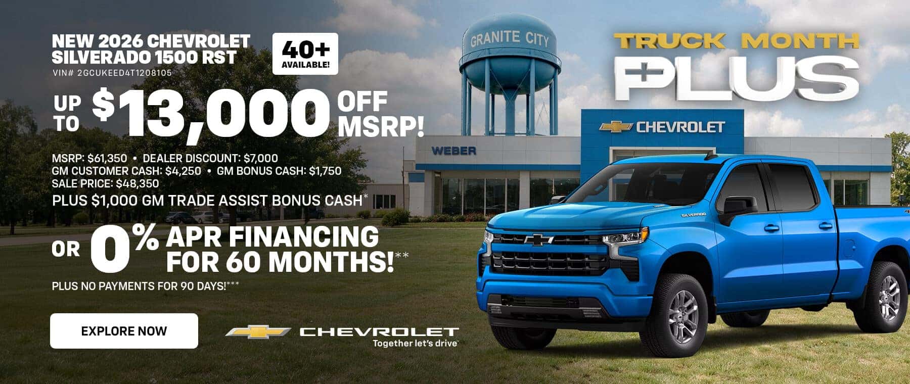 Truck Month Plus – Silverado 1500 RST – exp 11/4/26