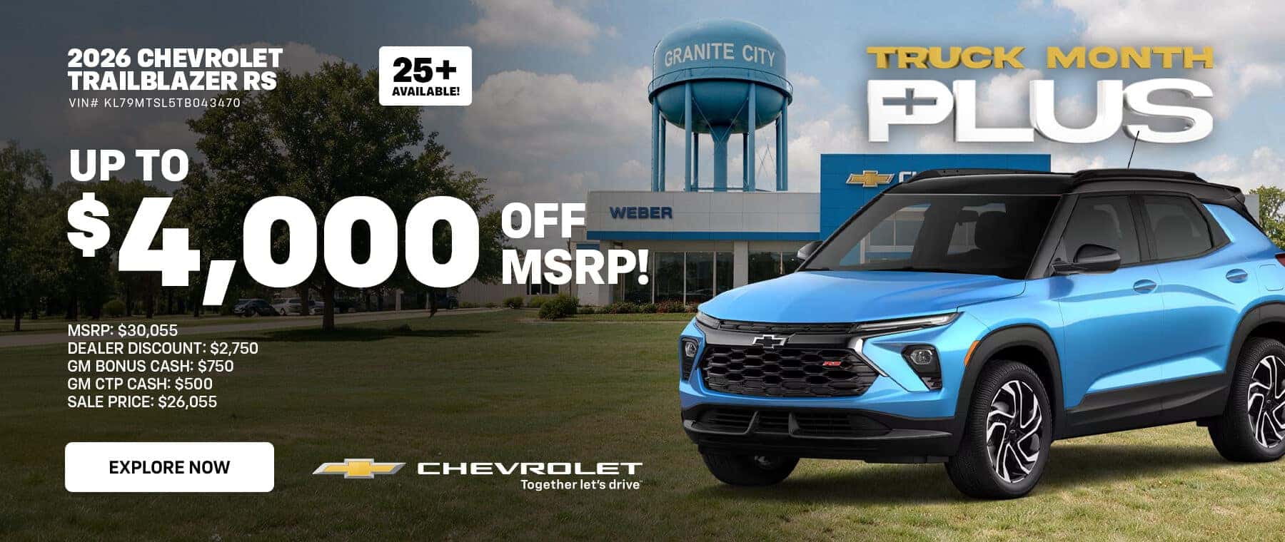 Truck Month Plus – Trailblazer RS (CTU) – exp 11/4/26